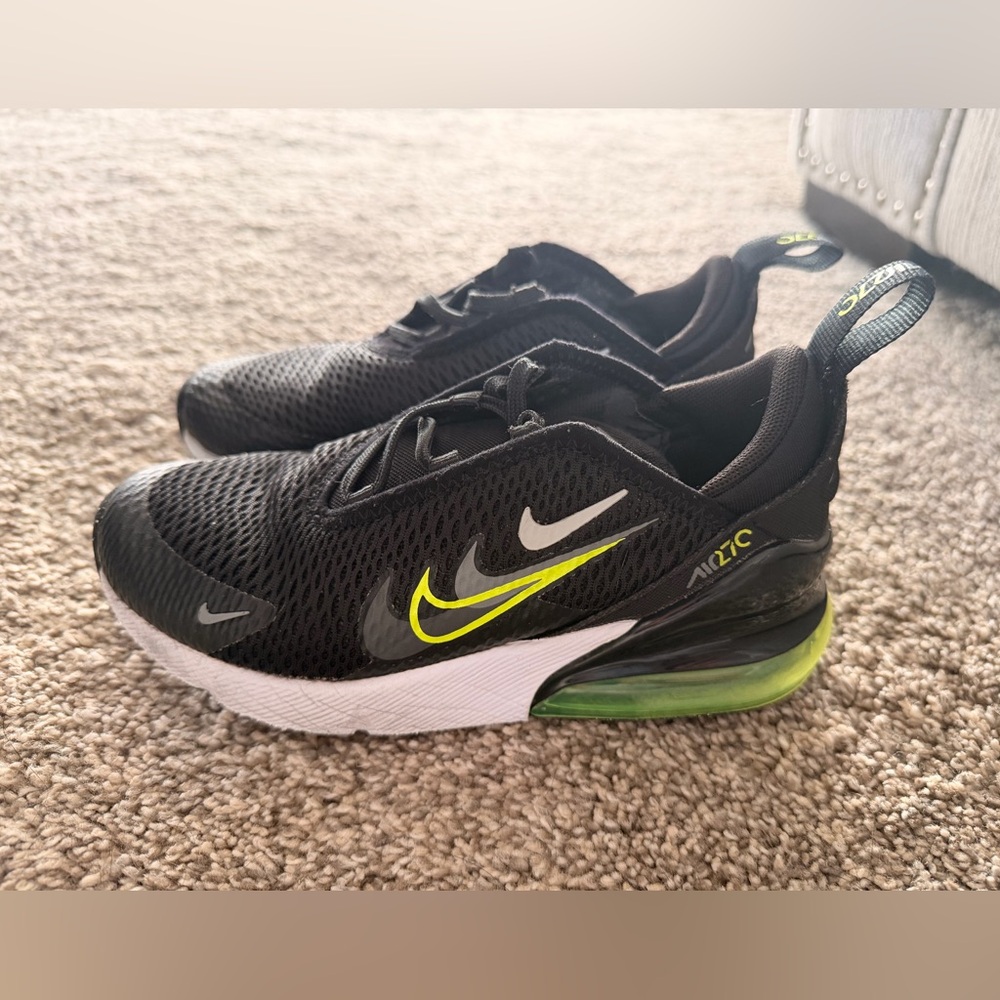 Nike Air Max 270 Black with Neon Accents